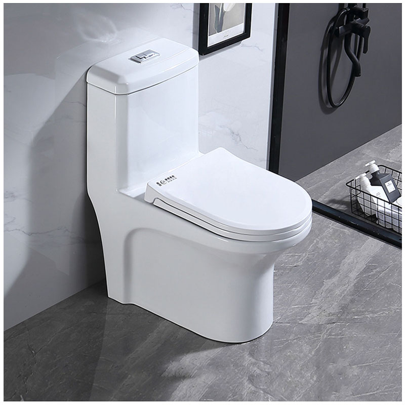 Bồn cầu liền khối 020S men tuyết chống bám bẩn