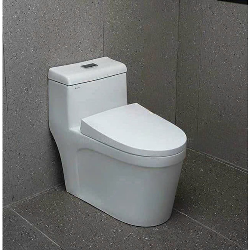 Bồn cầu liền khối R038 men nano xả xoáy chống tắc