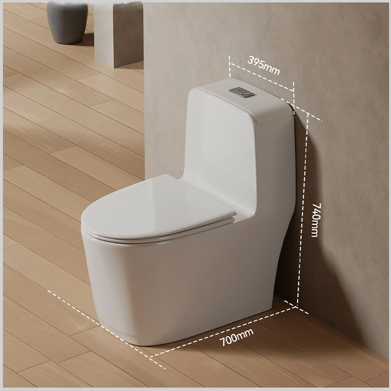 Bồn cầu liền khối R47 thiết kế hiện đại, sang trọng cho phòng tắm