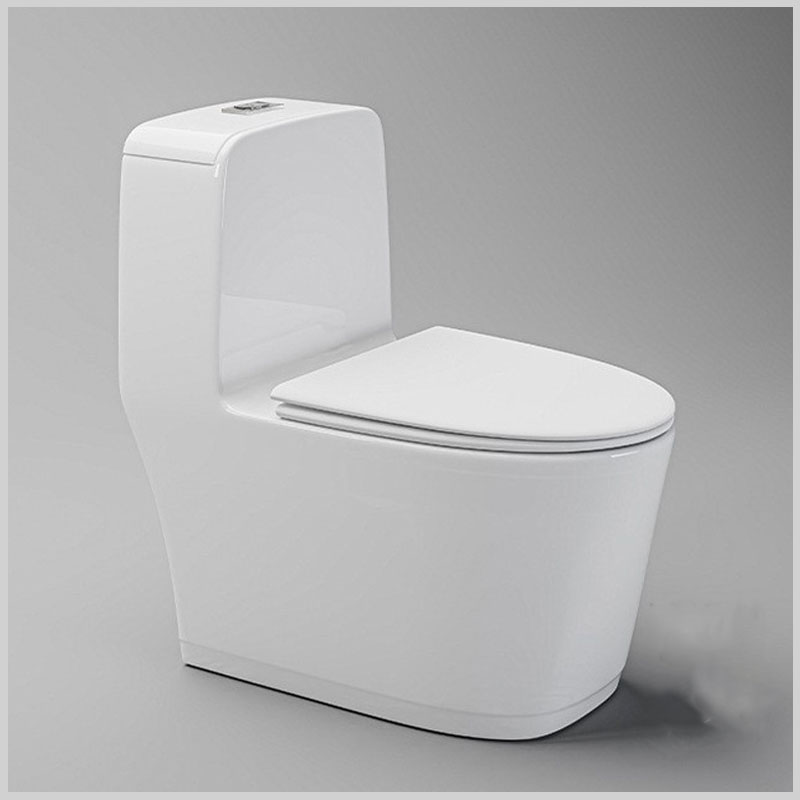 Bồn cầu liền khối R47 không viền men Nano cao cấp, dễ vệ sinh