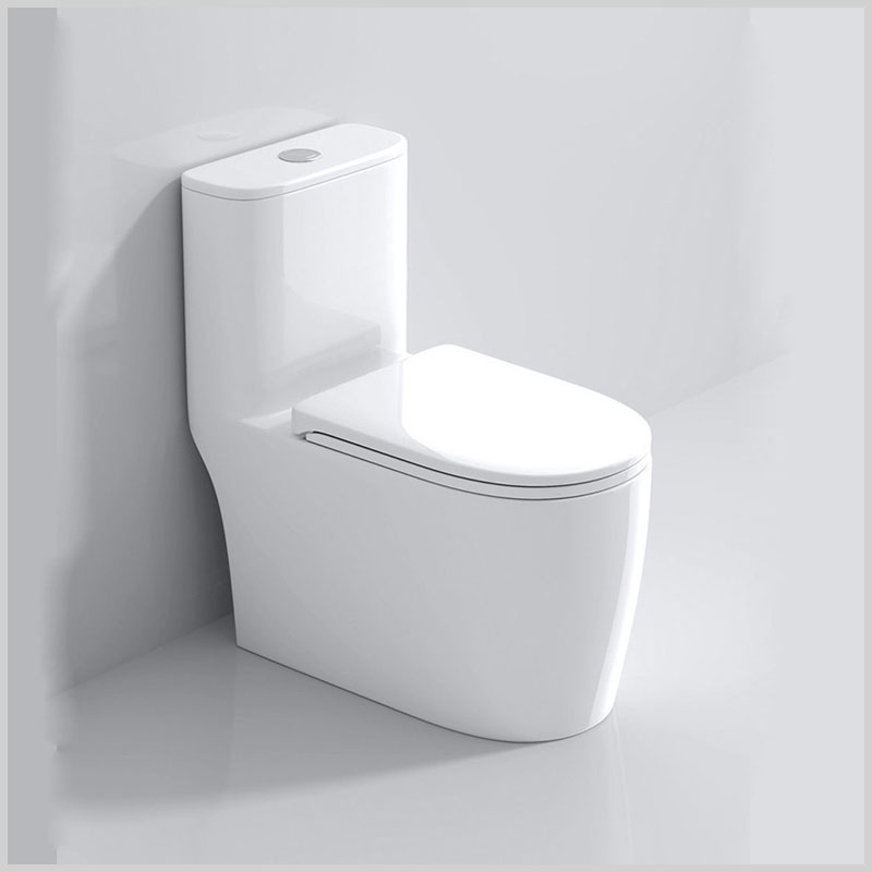 Bồn cầu liền khối TD LK156 xả xoáy, men Nano Platinum chống bám