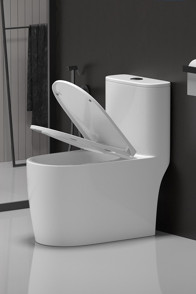 Bồn cầu một khối R88 nắp rơi êm, chống ồn hiệu quả