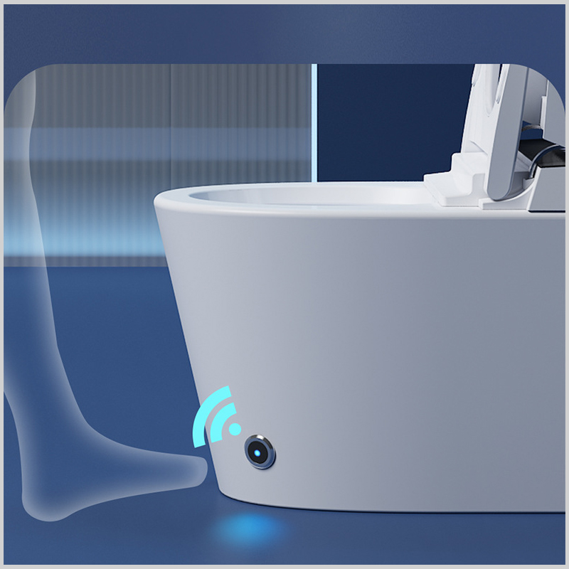 Bồn cầu R-201B cảm ứng tự động đóng mở nắp không chạm