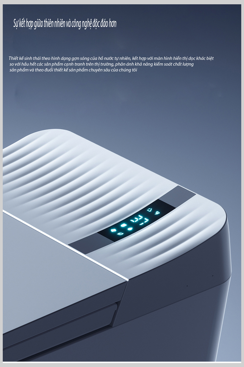 Bồn cầu R-46 với màn hình LED hiển thị nhiệt độ