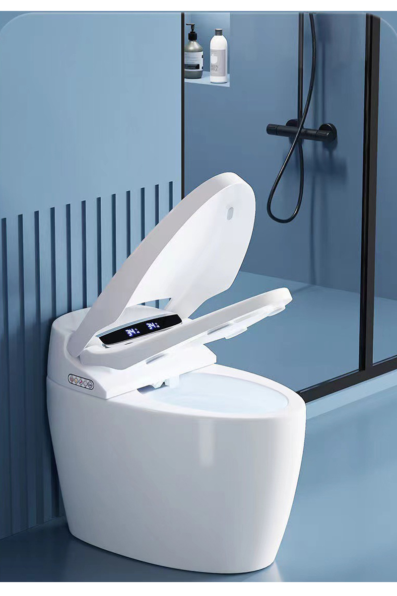 Bồn cầu R-205 cảm ứng tự động đóng mở nắp không chạm tay