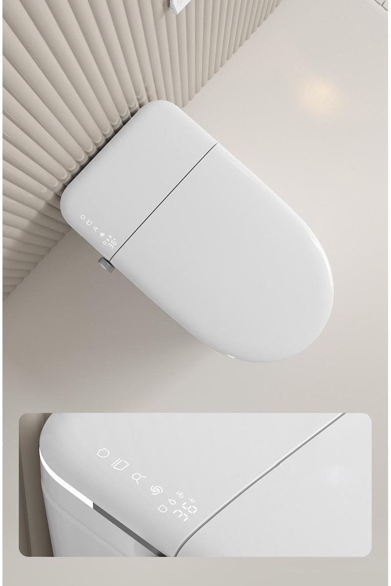 Đèn LED chiếu sáng ban đêm tích hợp trên bồn cầu thông minh R-6938