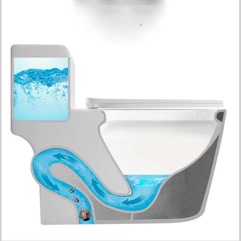 Hệ thống xả xoáy mạnh của bồn cầu R70, hoạt động êm ái, sạch sẽ