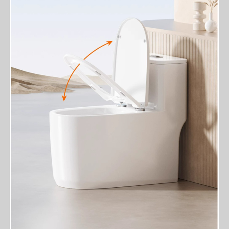 Bồn cầu R85 nắp đóng êm, chất liệu nhựa cao cấp, an toàn