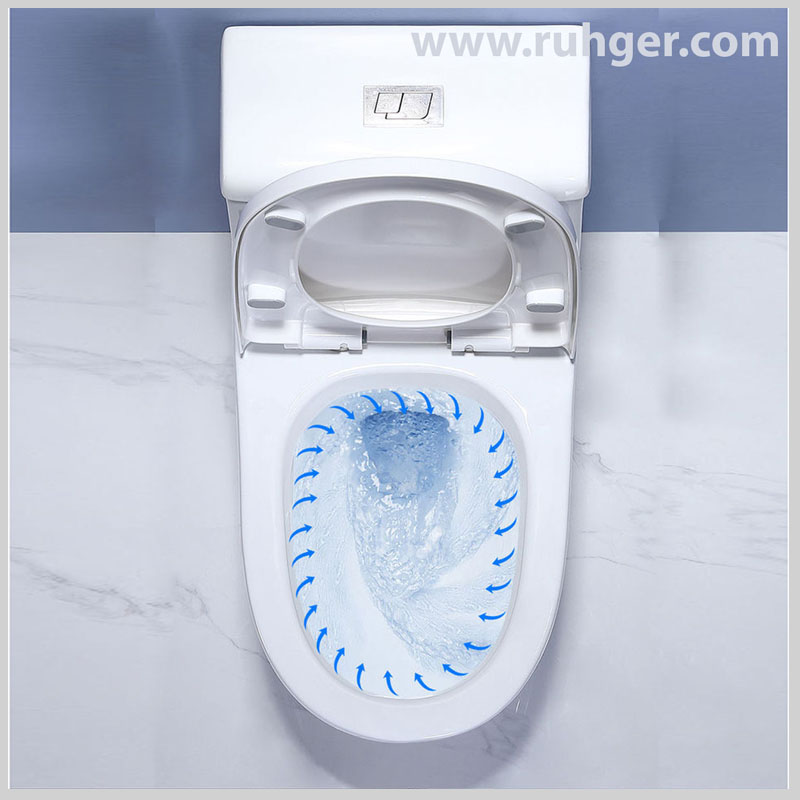 Bồn cầu SKL038S xả xoáy Siphonic mạnh, tiết kiệm nước