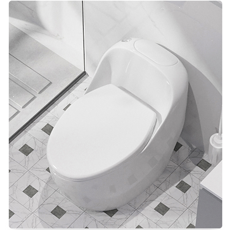 Bồn cầu TEADY LK169 liền khối dáng trứng men Nano Platinum cao cấp