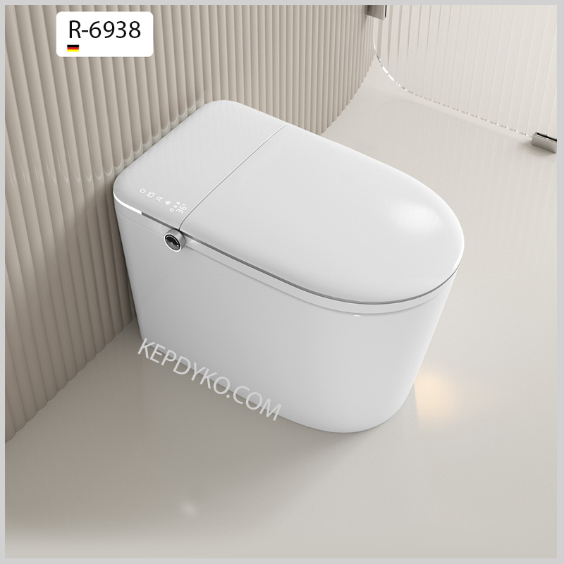 Bồn cầu thông minh R-6938 xả tự động cảm ứng hiện đại