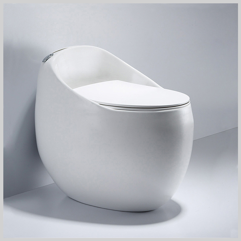 Bồn cầu trứng BT6 thiết kế nguyên khối, men sáng bóng, sang trọng