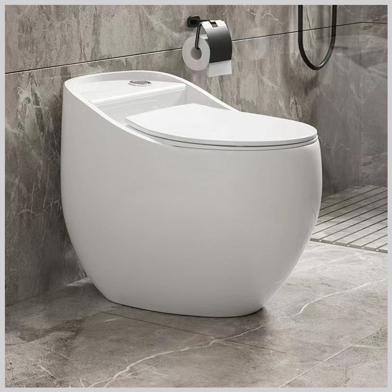 Bồn cầu trứng SKL7 xả sạch mạnh mẽ, nắp êm, tiết kiệm nước, thẩm mỹ cao