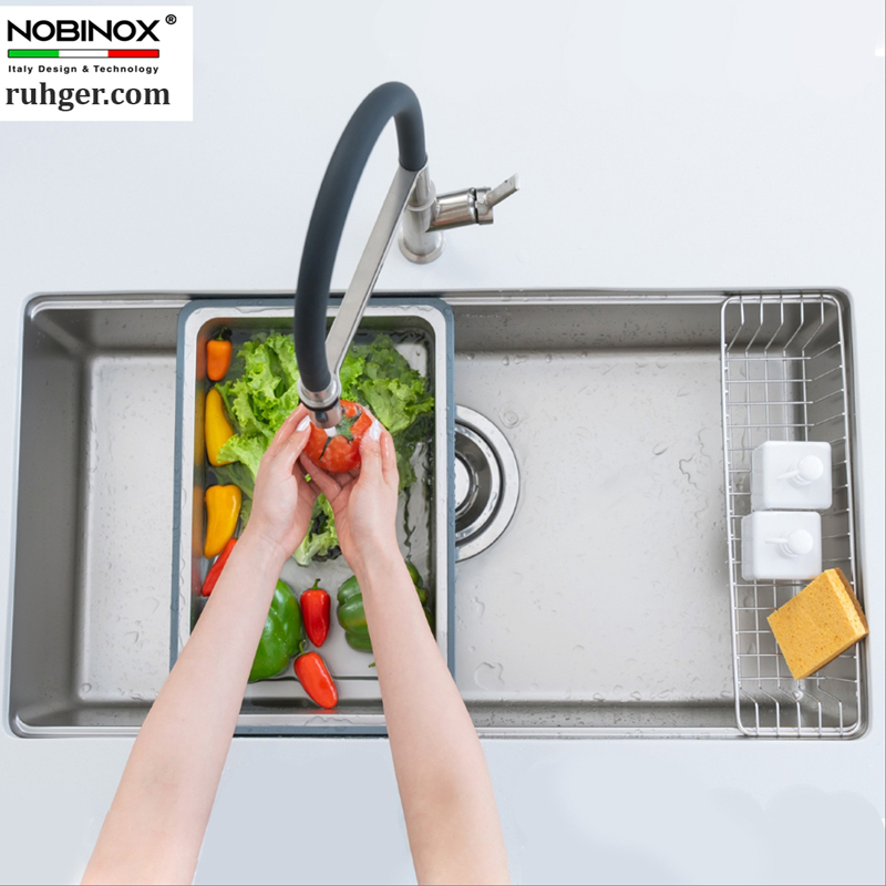 Lòng chậu sâu chậu rửa bát NOBINOX ROSA