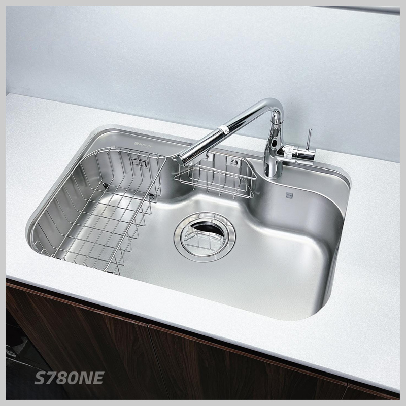 Bồn rửa bát Sensuto S780NE inox 304 cao cấp, bề mặt chống xước, thiết kế Nhật Bản