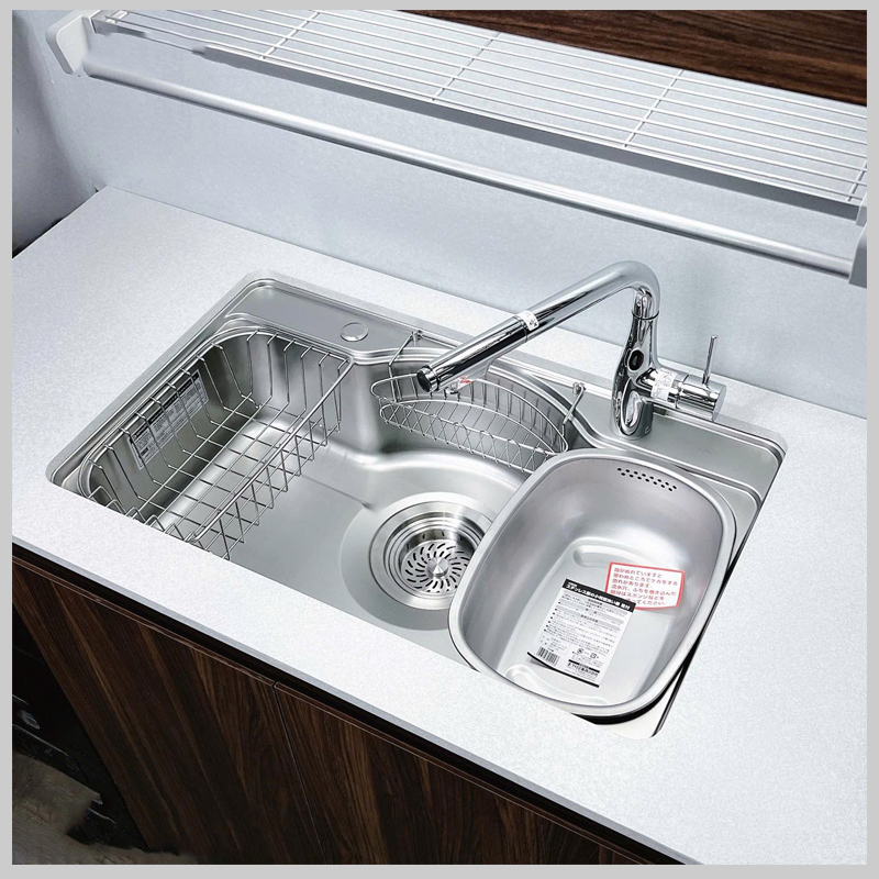 Bồn rửa bát Sensuto S820KNE inox 304 chống xước cao cấp