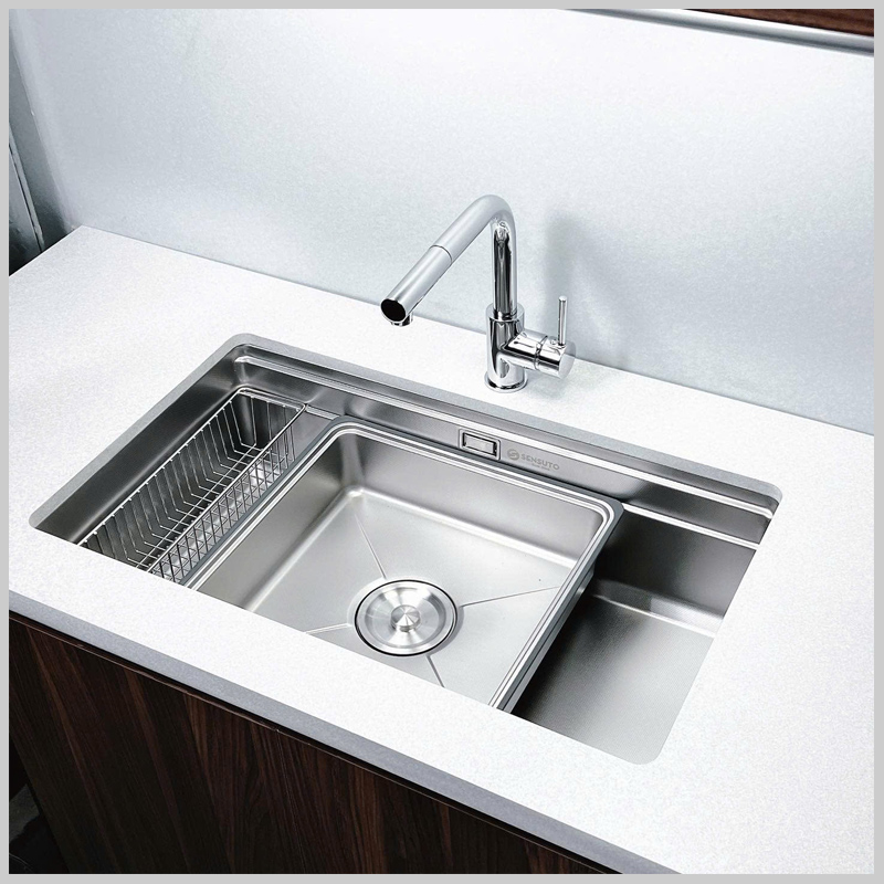 Bồn rửa bát SENSUTO S8645TSA Decor chính hãng