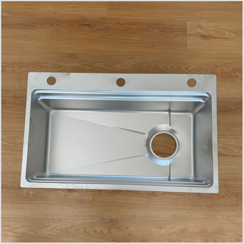 Chậu Rửa Bát 7848D với bề mặt Linen cao cấp, chống bám dầu mỡ