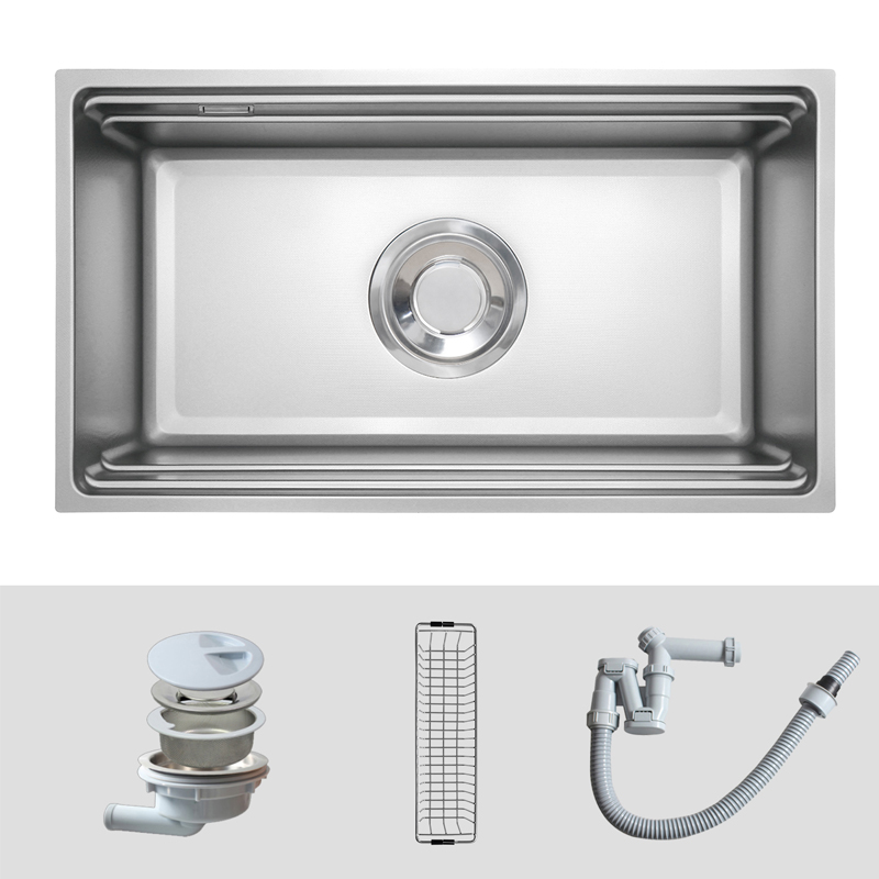 Chậu rửa bát Kluger KG7644FS Basic 1 hố inox 304