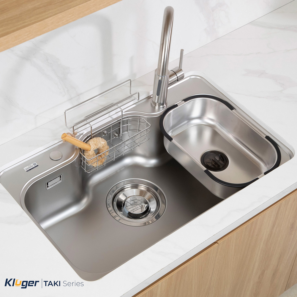 Chậu rửa bát 1 hố Kluger KT8050FS – S80 Plus thiết kế sang trọng phong cách Nhật Bản