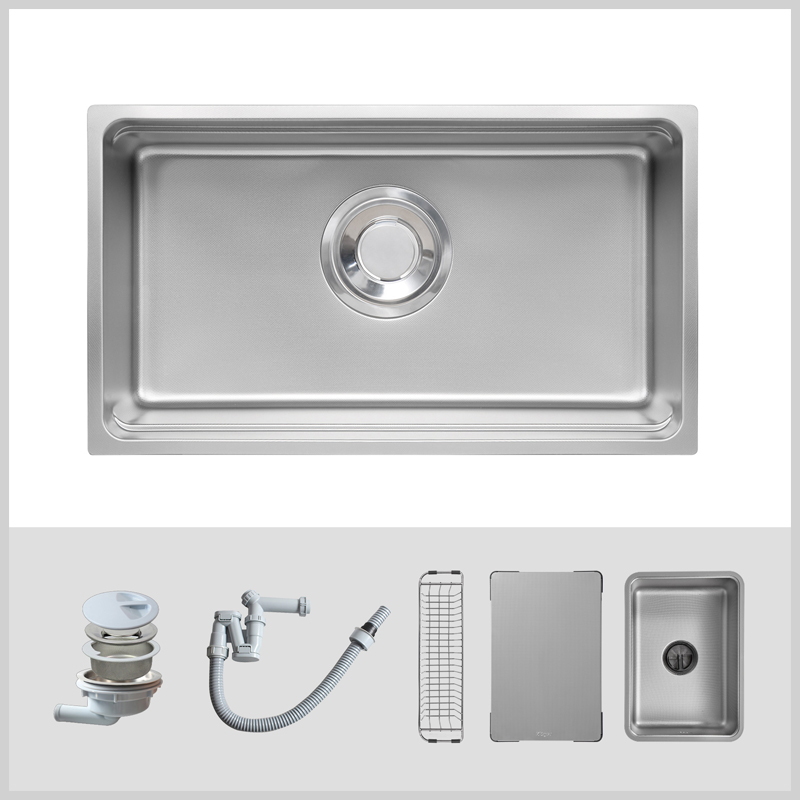 Chậu rửa bát Kluger KU7844FS Plus tổng quan thiết kế hiện đại