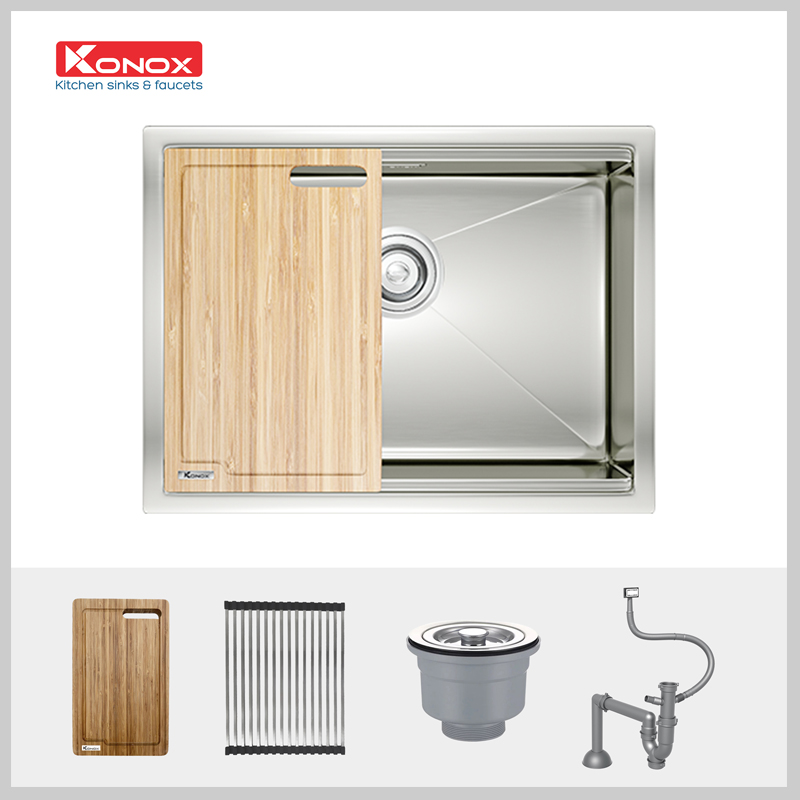 Chậu rửa bát Konox KN6046SU chính hãng thiết kế âm bàn