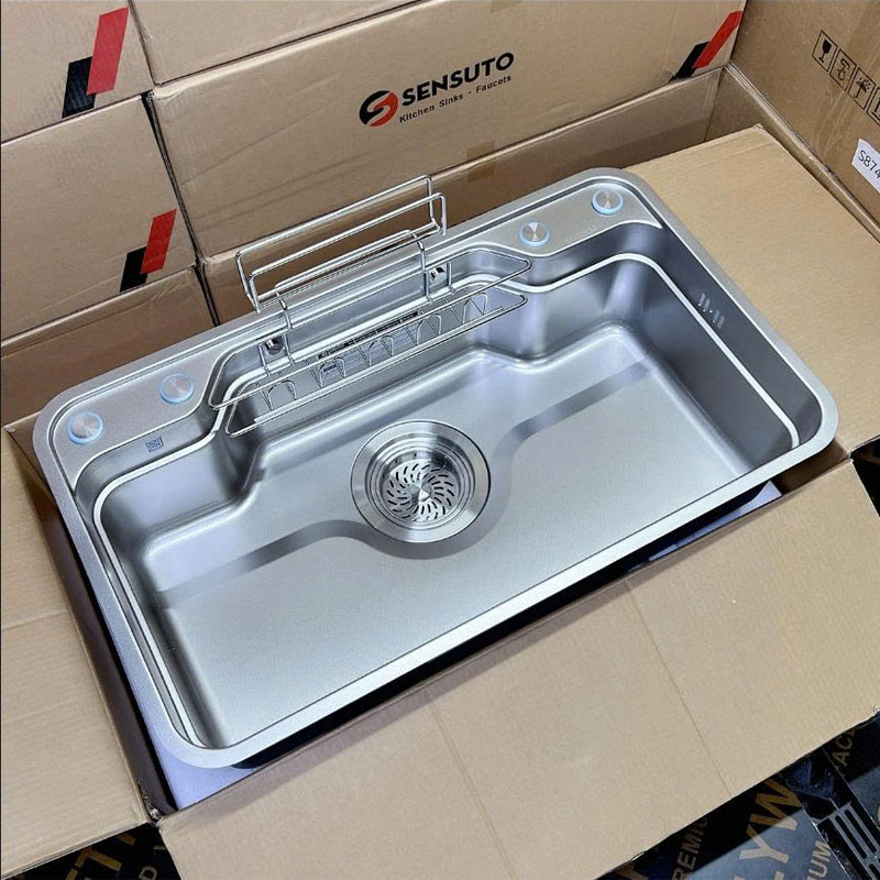 Chậu rửa bát Sensuto XLG8248TS inox 304 cao cấp