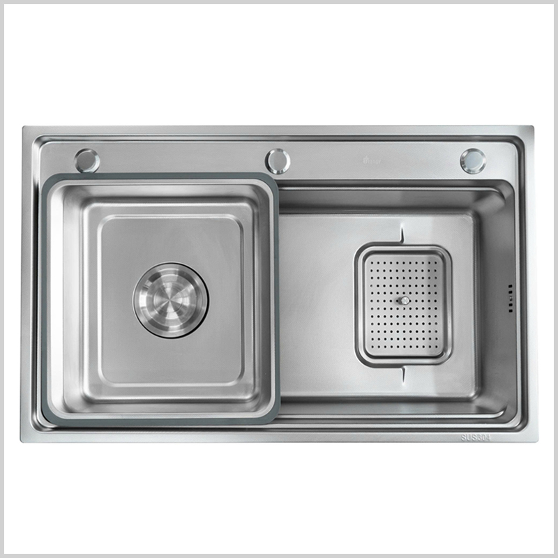 Thiết kế chậu rửa 1 hố sâu lòng TD CRB7546, phù hợp căn bếp hiện đại