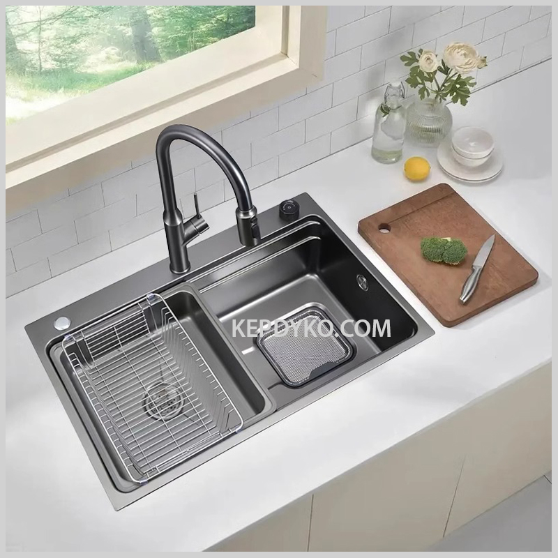 Chậu rửa bát TD CRB7548 lắp âm bàn – liền mạch, thẩm mỹ cao