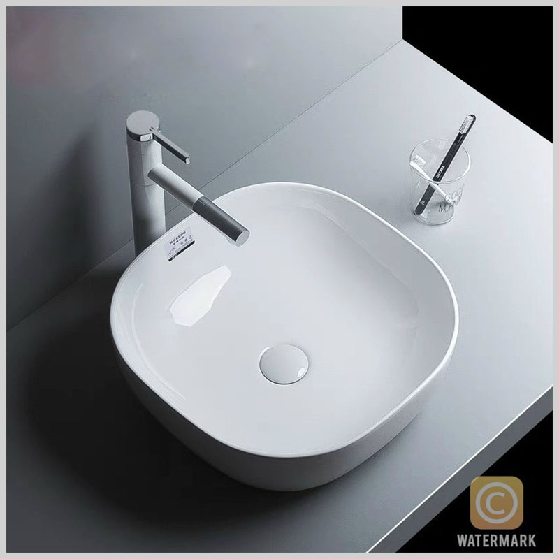 Chậu rửa mặt men Nano chống bám, dễ vệ sinh