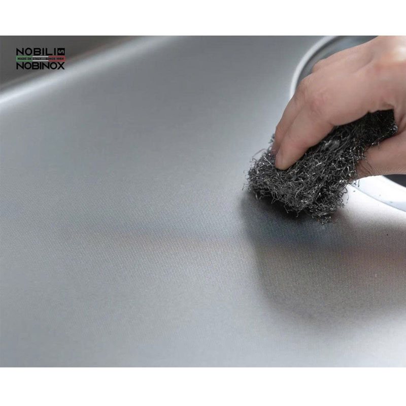 Chậu rửa Nobinox ROSA NN974DT bề mặt vân siêu mịn chống xước