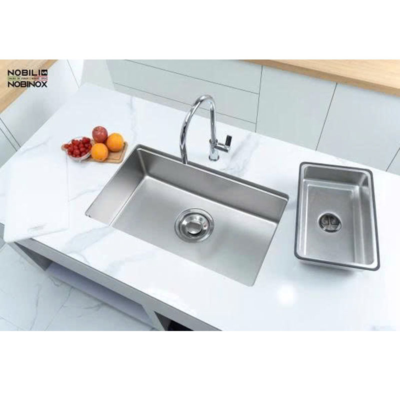 Chậu rửa bát ROSA NN974DT lắp âm sang trọng, gọn gàng