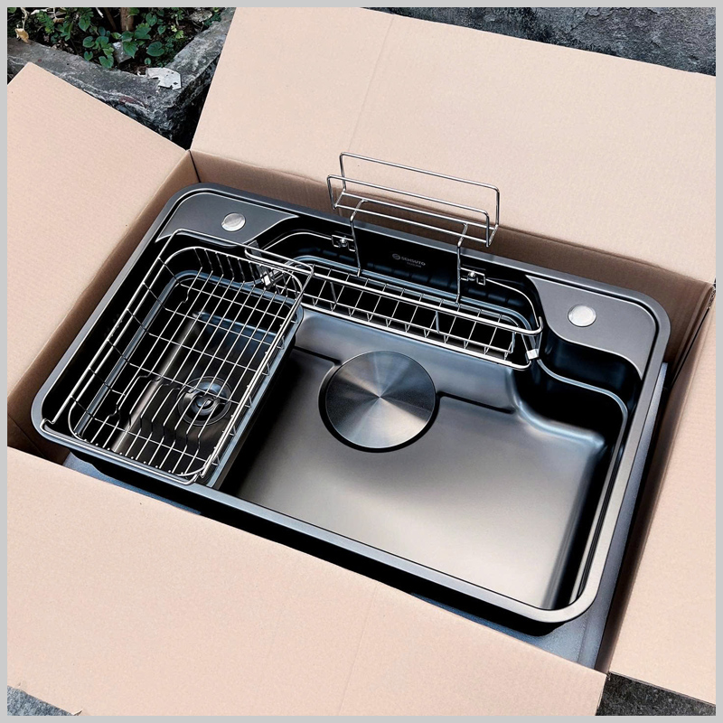 Công nghệ chống ồn và chống ngưng tụ nước chậu rửa bát Sensuto XLG8050D