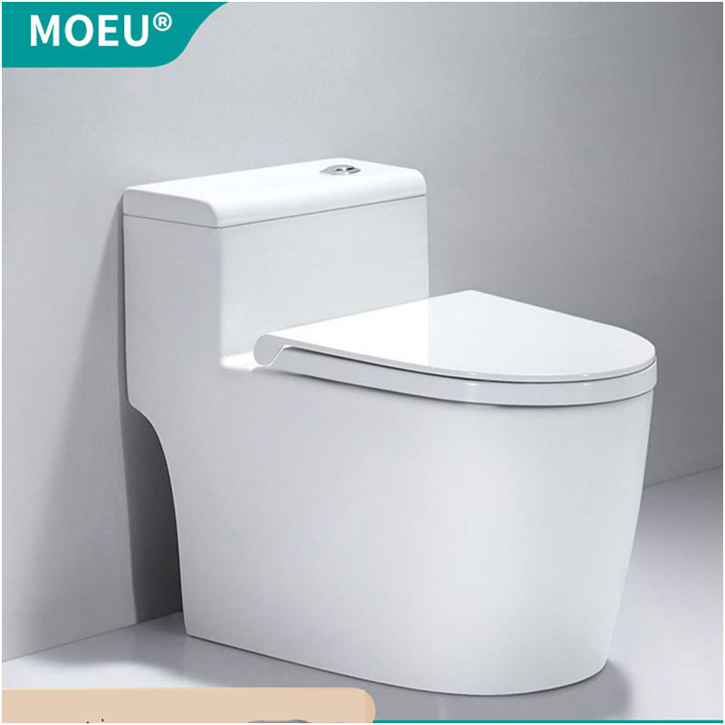 Bồn cầu Nano R626 trong combo AV108 với men Nano chống bám và chống ố