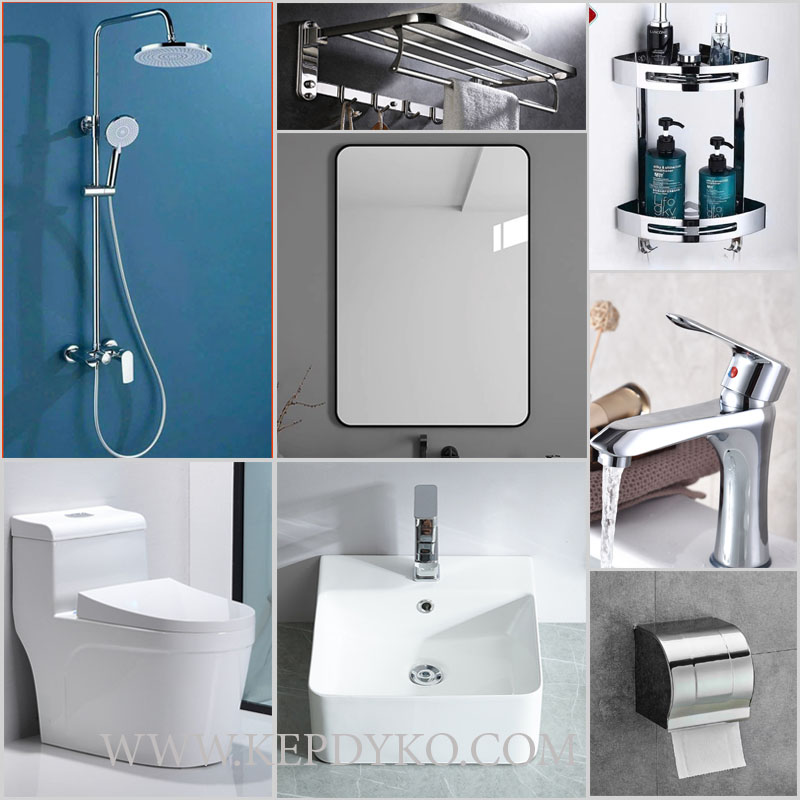 Combo Nhà Tắm SKL19 gồm trọn bộ 10 thiết bị vệ sinh cao cấp đồng bộ