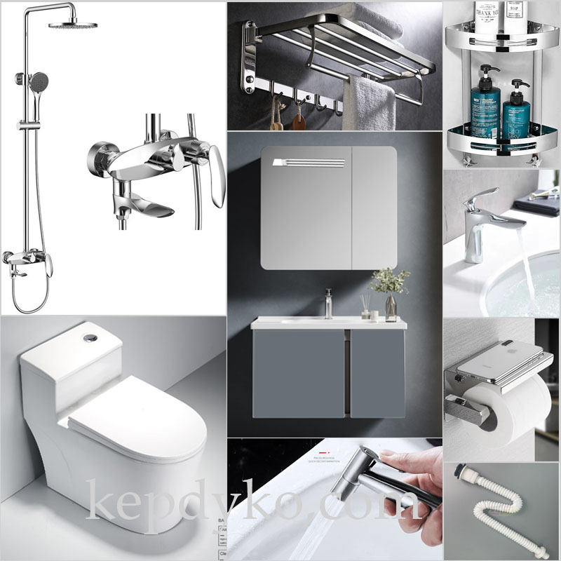 Combo Phòng Tắm KBS30 trọn bộ thiết bị vệ sinh giá rẻ