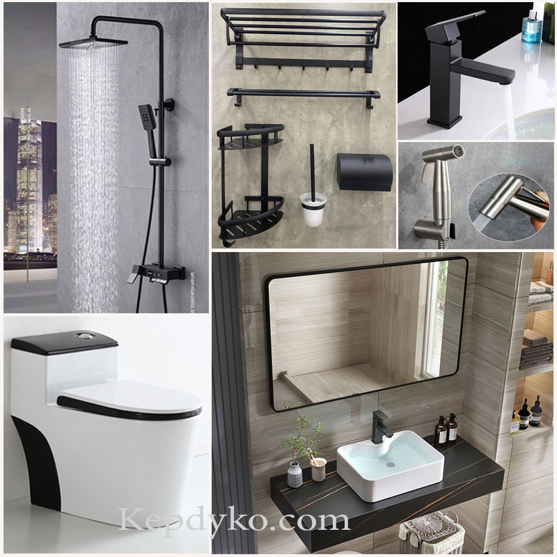 Combo Phòng Tắm SKL35 gồm trọn bộ 10 món thiết bị vệ sinh cao cấp