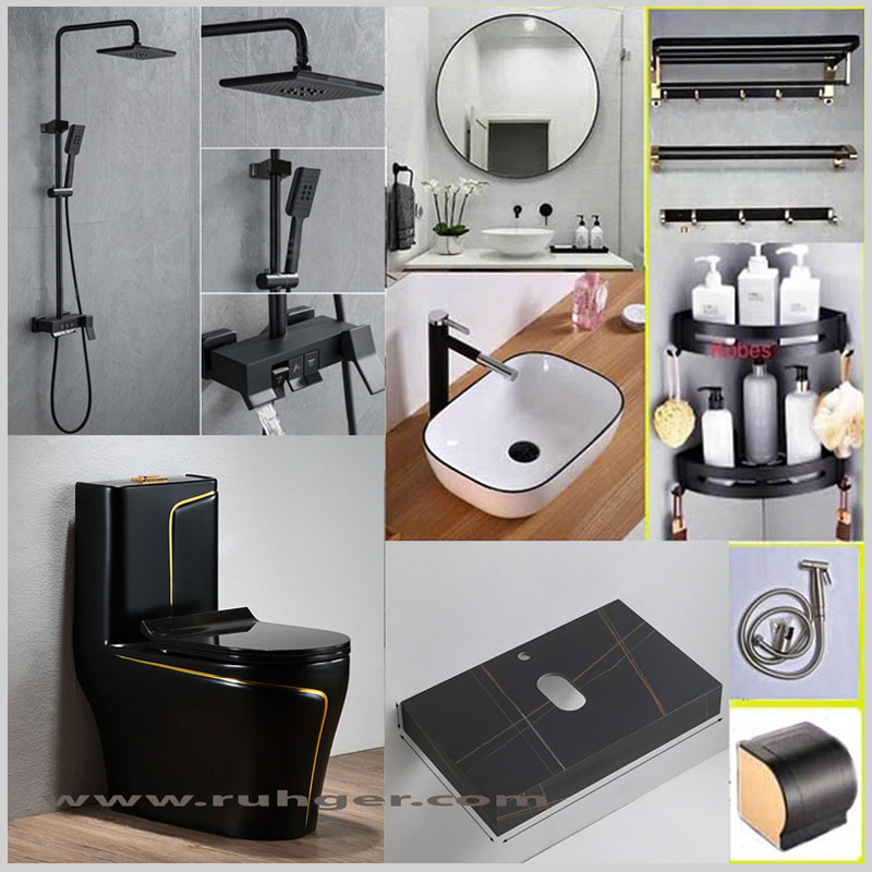 Combo phòng tắm SKL82 đầy đủ 10 món thiết bị vệ sinh cao cấp