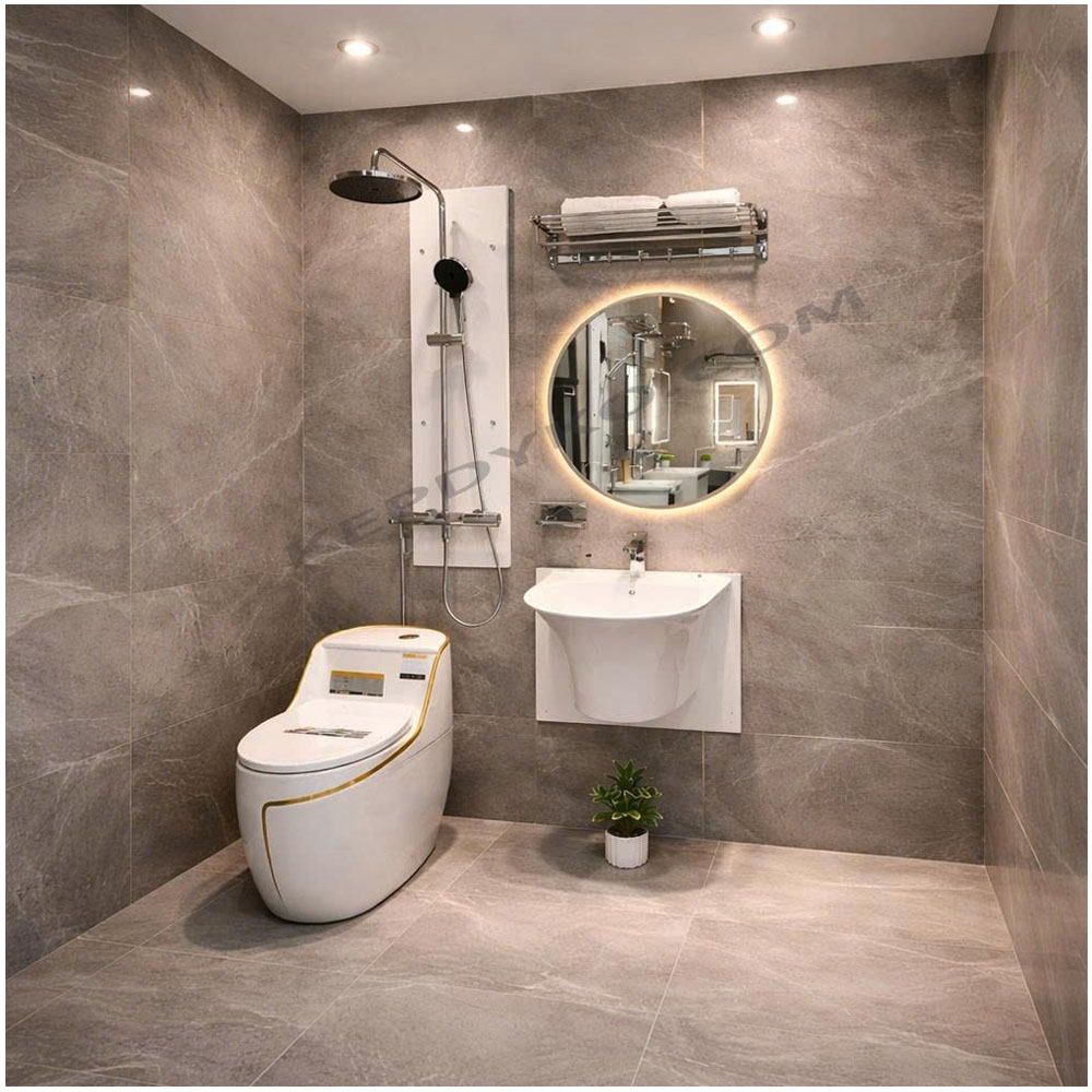 Trọn bộ combo thiết bị vệ sinh phòng tắm KB201 8 món cao cấp tại Kepdyko