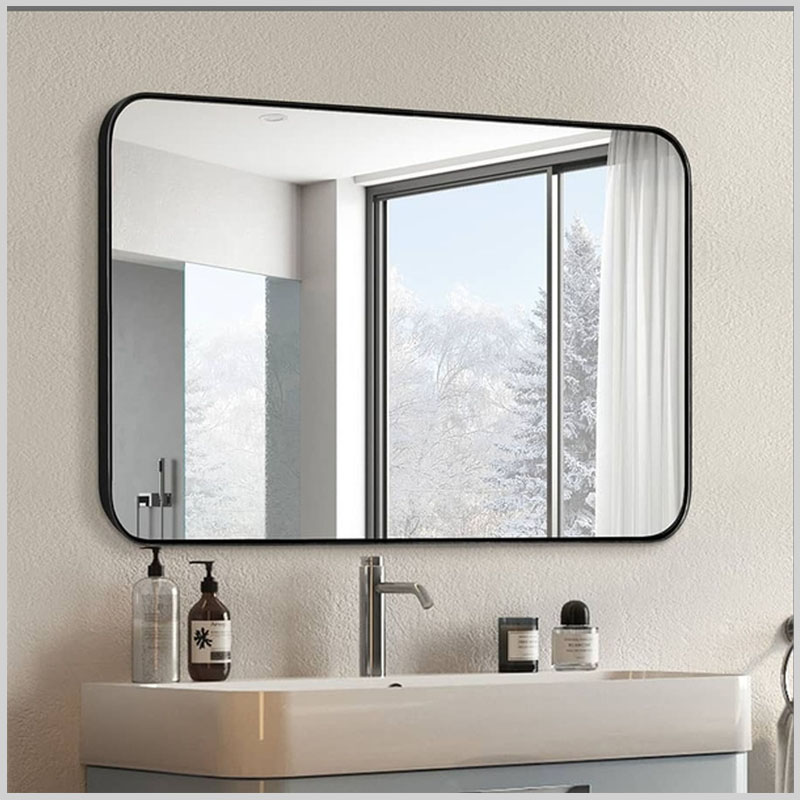 Gương chữ nhật phôi Bỉ CB97, chống ẩm mốc, phản chiếu sắc nét