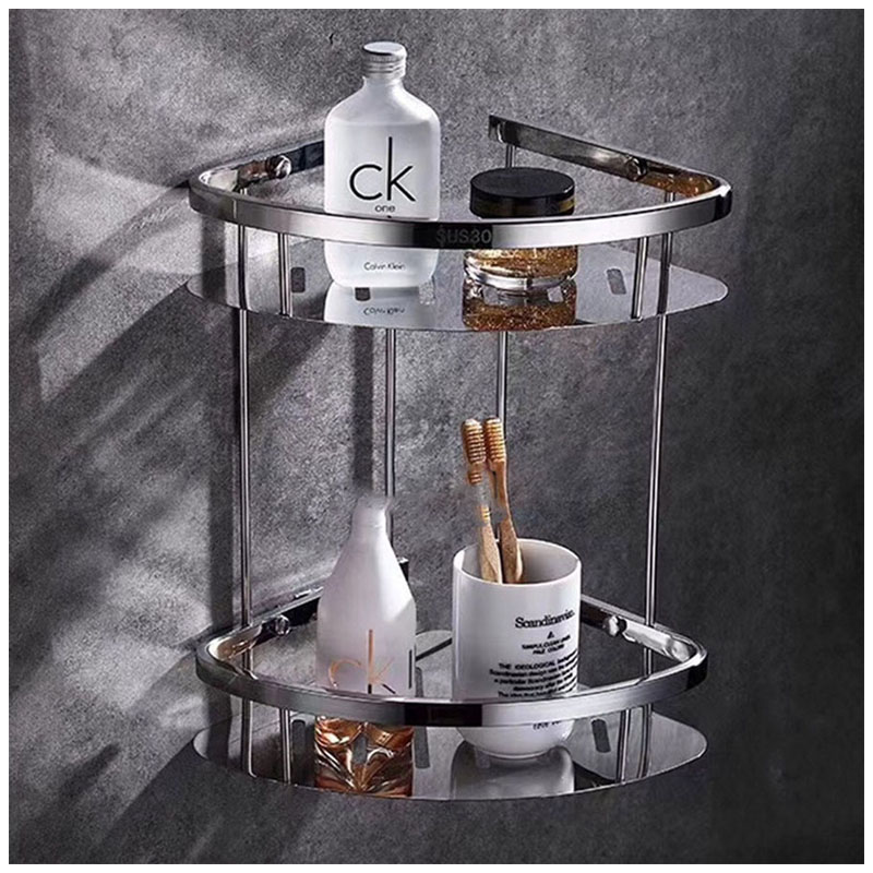 Kệ góc inox 304 – Chống gỉ, chịu lực, lưu trữ hiệu quả