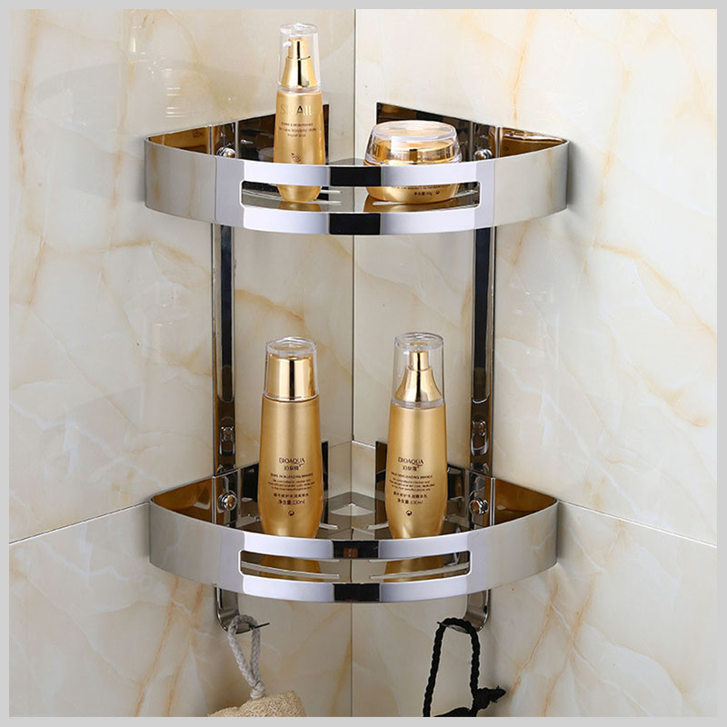 Kệ góc inox 304 – tối ưu không gian, chắc chắn