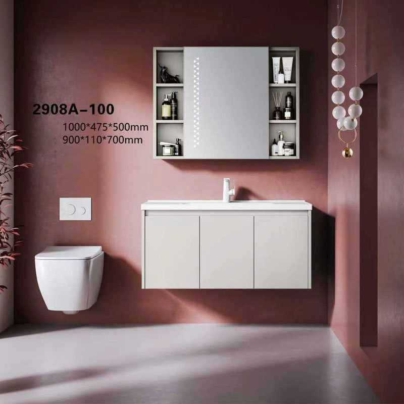 Khoang lưu trữ gọn gàng của tủ chậu phòng tắm YS1908A