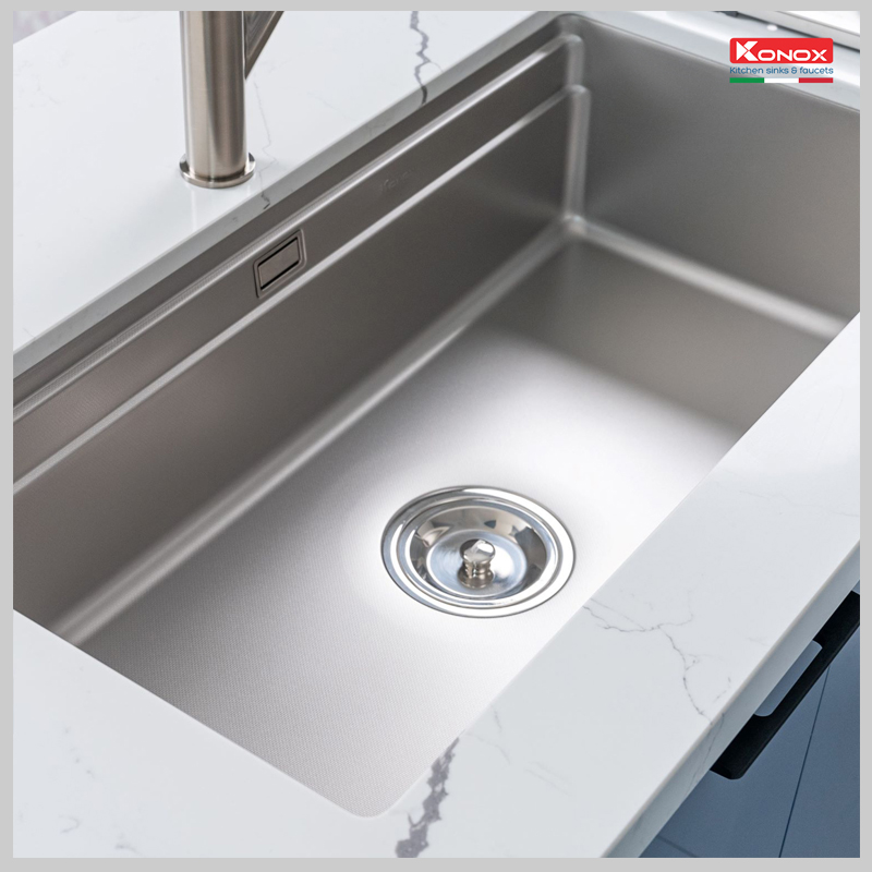 Bề mặt inox 304 dập hạt chống bám dầu mỡ và chống oxi hóa