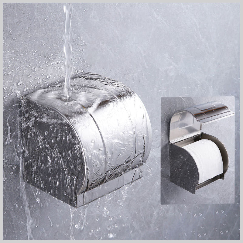 Lô giấy inox 304 cao cấp – Thiết kế kín, chống nước, dễ lắp đặt