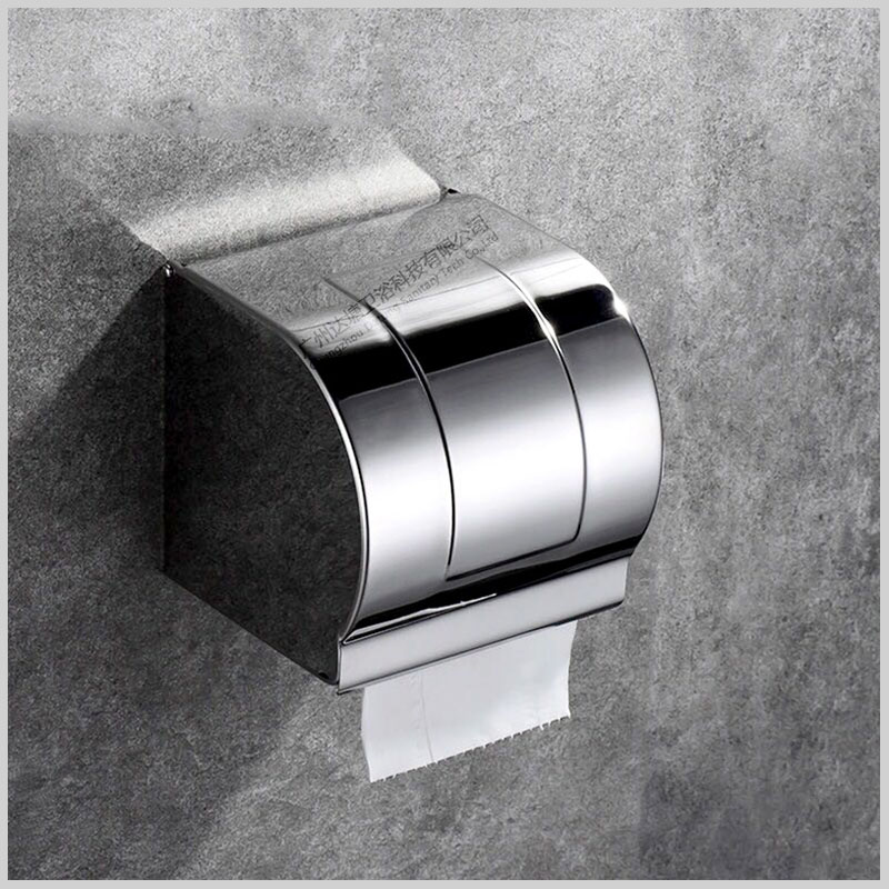 Lô giấy vệ sinh kín CB97 bằng inox 304, chống nước, giữ giấy luôn khô