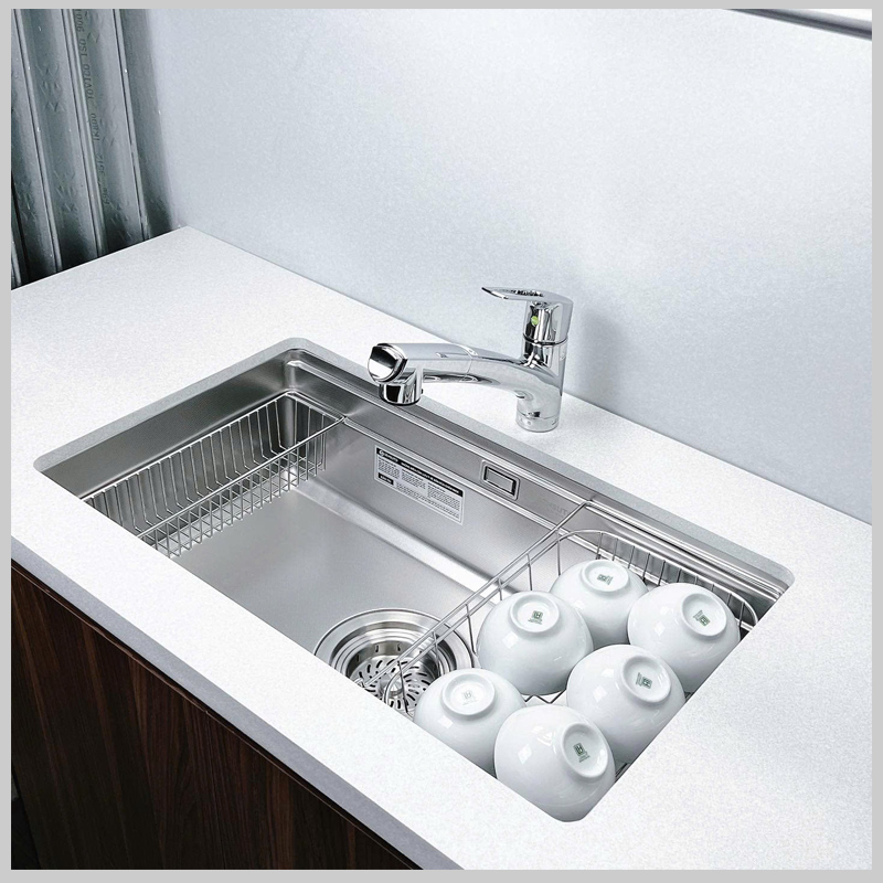 Lòng chậu sâu 22cm thiết kế rộng rãi, dễ vệ sinh của SENSUTO S8645TSA Decor