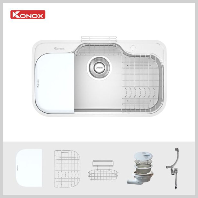 Full bộ phụ kiện chậu rửa Tari 9051SM