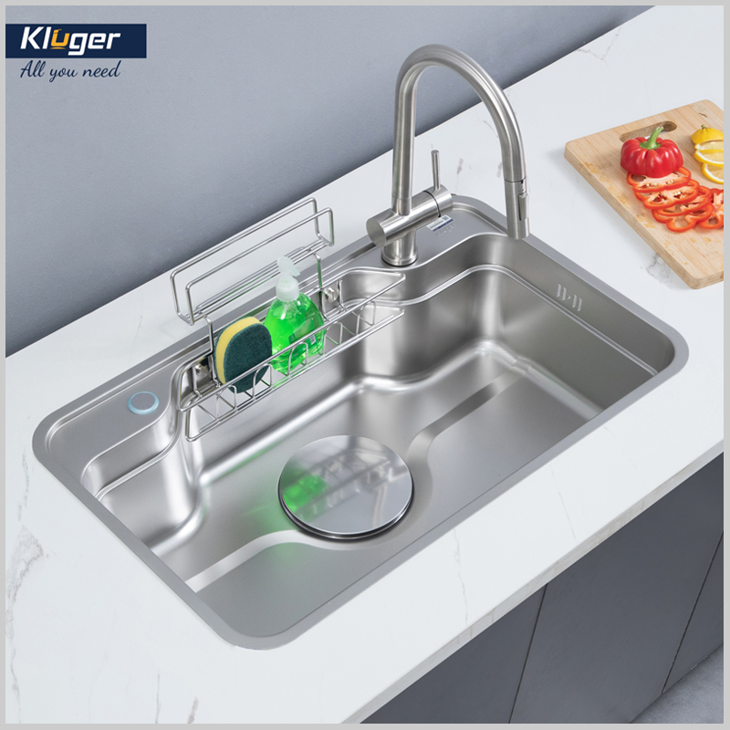 Giỏ inox đựng phụ kiện đa năng đi kèm chậu rửa Kluger S78 Basic