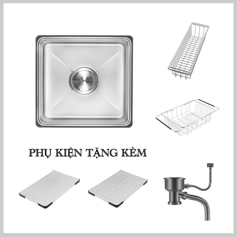 Phụ kiện tặng kèm theo chậu của bồn rửa SENSUTO S8645TSA Decor